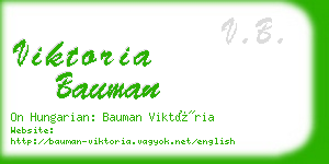 viktoria bauman business card